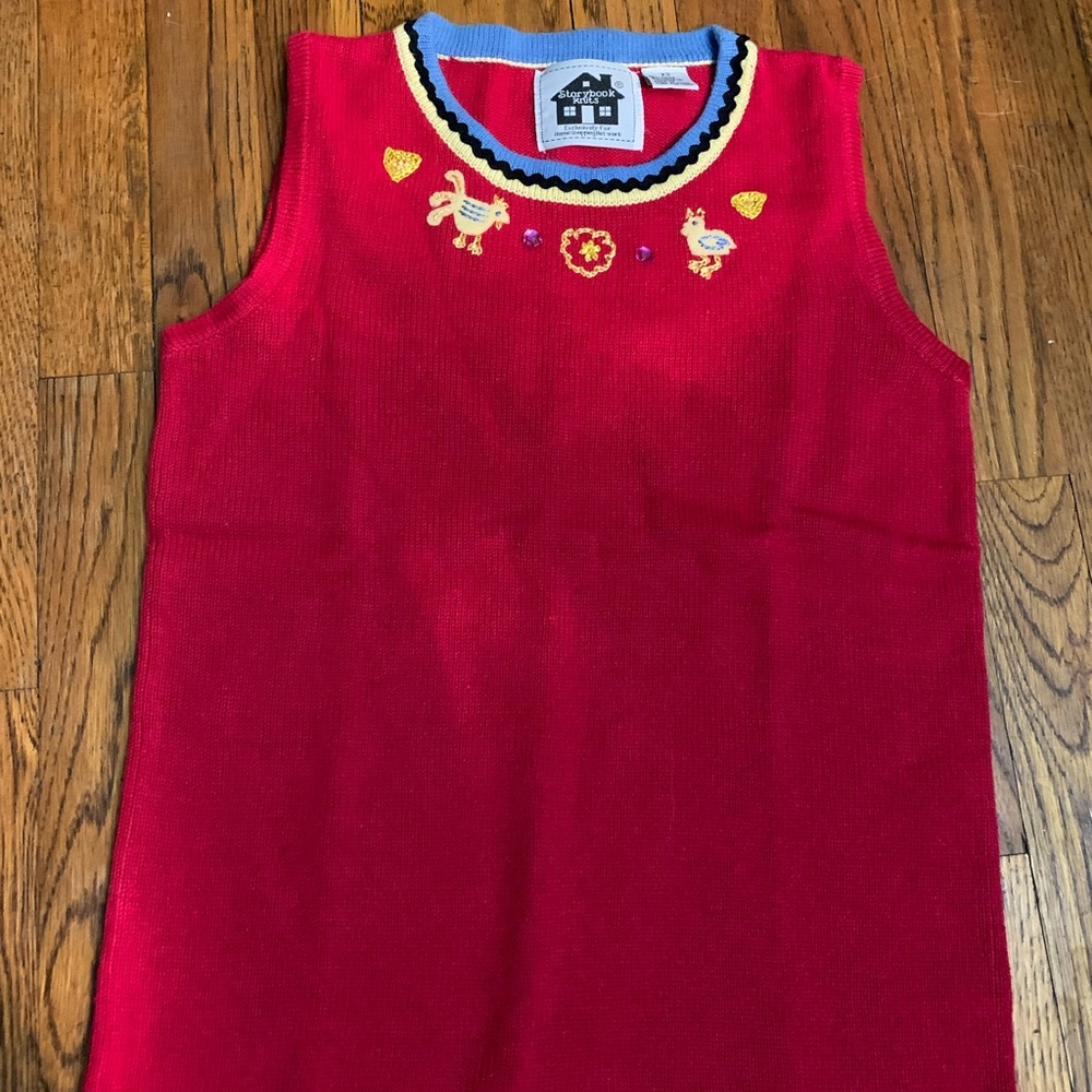 Storybook knits sweater vest women’s XS